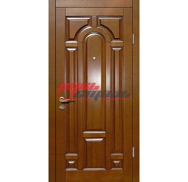 элитная металлическая дверь, модель отделка МДФ с одним замком
