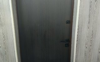 стальная техническая дверь в гараж, модель ДТХ-9 - внутренняя сторона